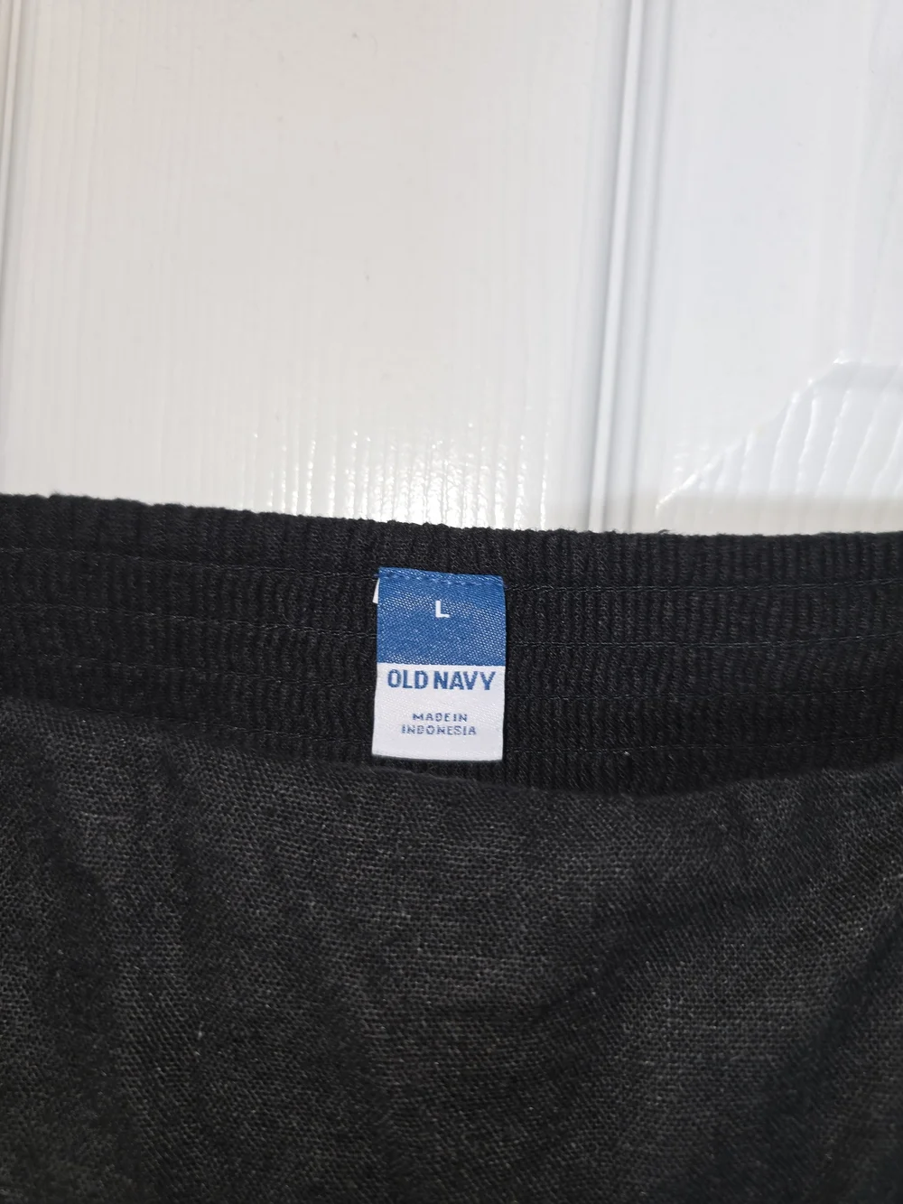 Old Navy Linen Black Square-Neck Midi Dress - Size Large